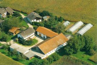 Luftbild vom Bauernhof